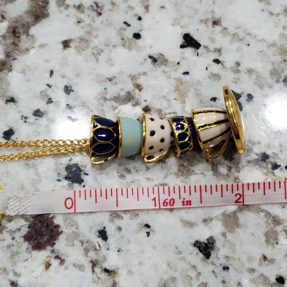 ***LAST ONE***Stack of Tea Cup Necklace - Picture 5 of 5
